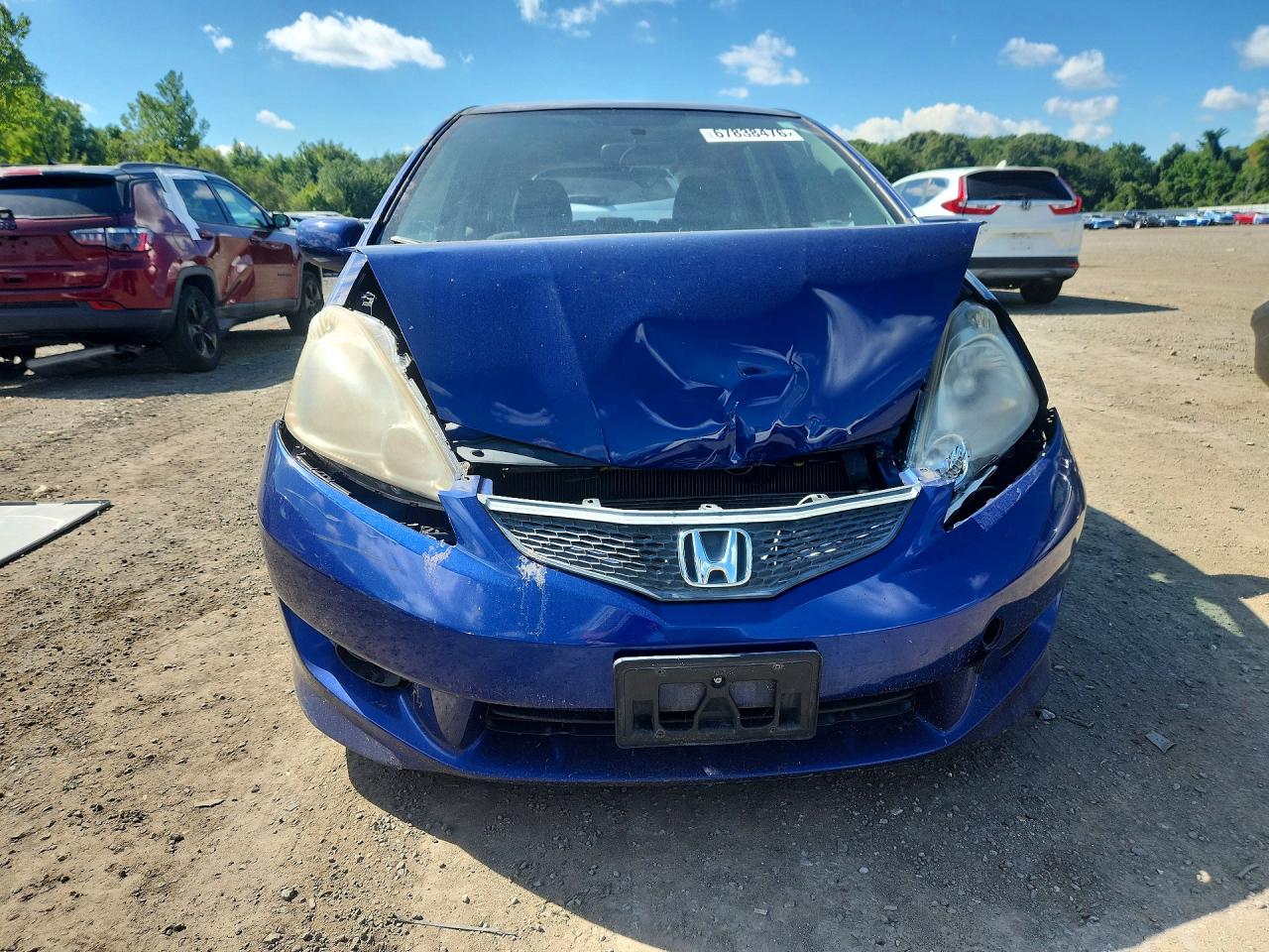 2010 Honda Fit Sport Синий vin: JHMGE8H42AC009612