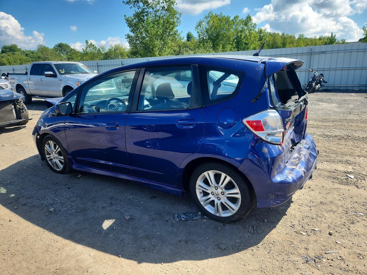2010 Honda Fit Sport Синий vin: JHMGE8H42AC009612
