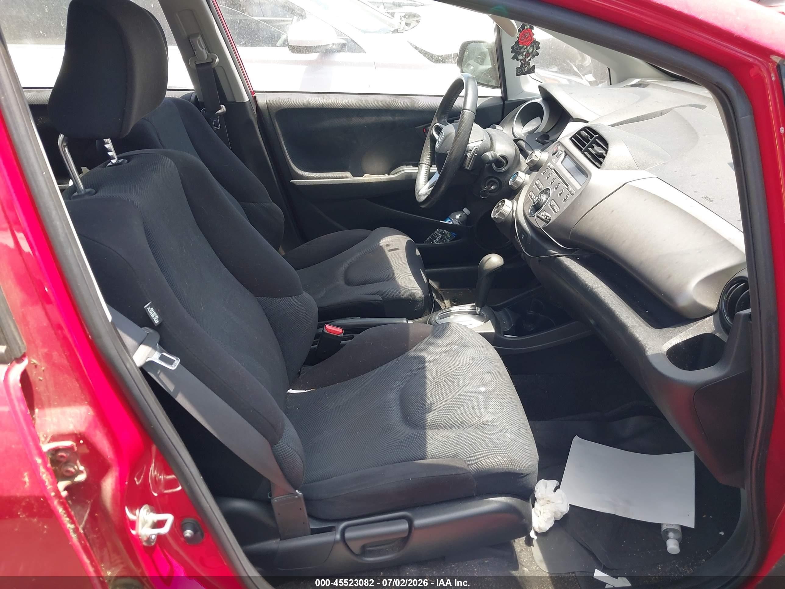 2010 Honda Fit Sport Red vin: JHMGE8H42AC040391