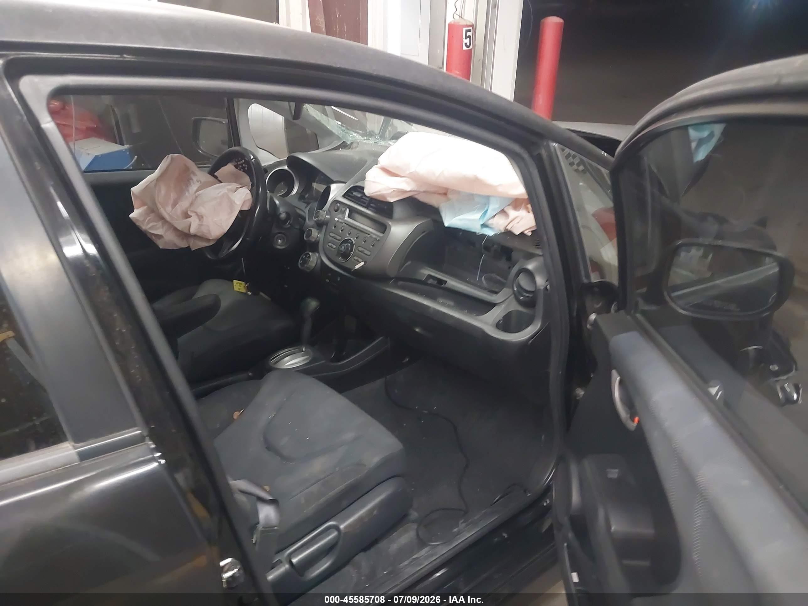 2010 Honda Fit Sport Black vin: JHMGE8H42AS024200