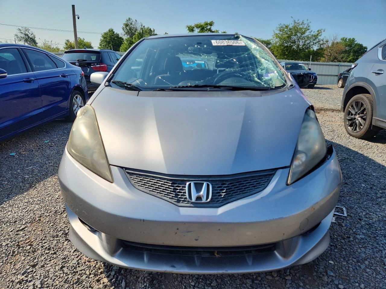 2010 Honda Fit Sport Gray vin: JHMGE8H43AC001695