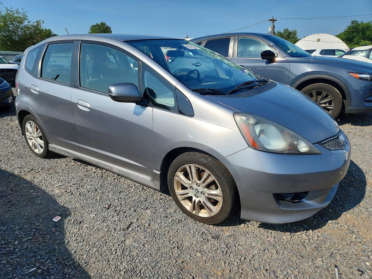 2010 Honda Fit Sport Gray vin: JHMGE8H43AC001695