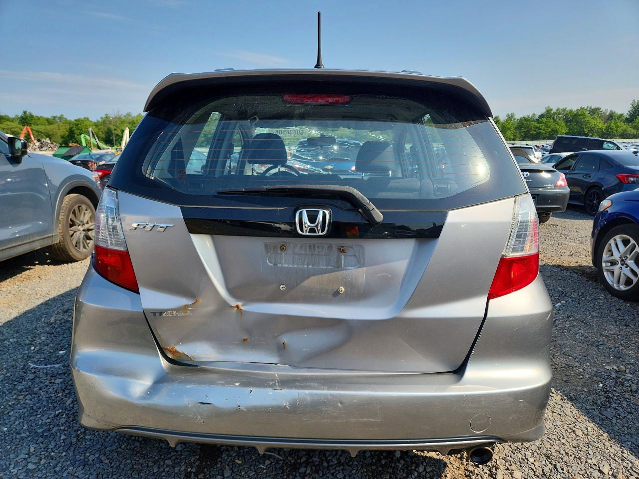 2010 Honda Fit Sport Gray vin: JHMGE8H43AC001695