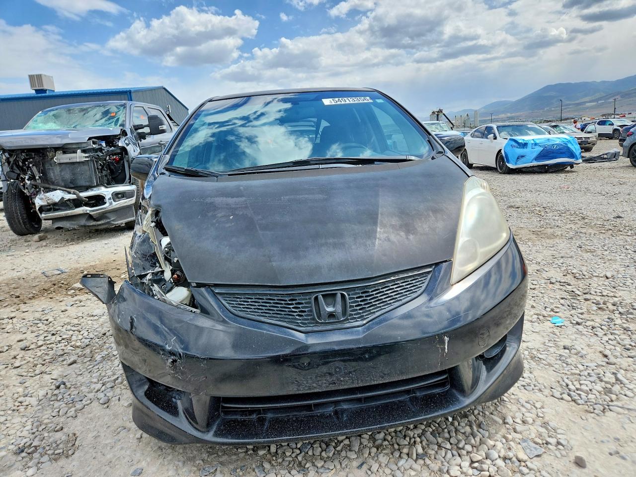 2010 Honda Fit Sport Gray vin: JHMGE8H43AC004290