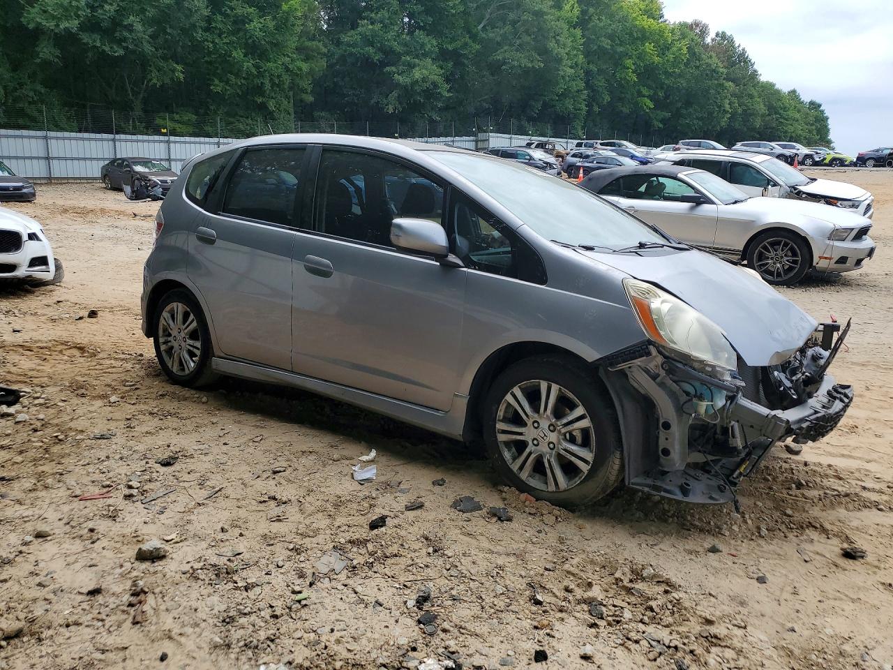 2010 Honda Fit Sport Silver vin: JHMGE8H43AC007142