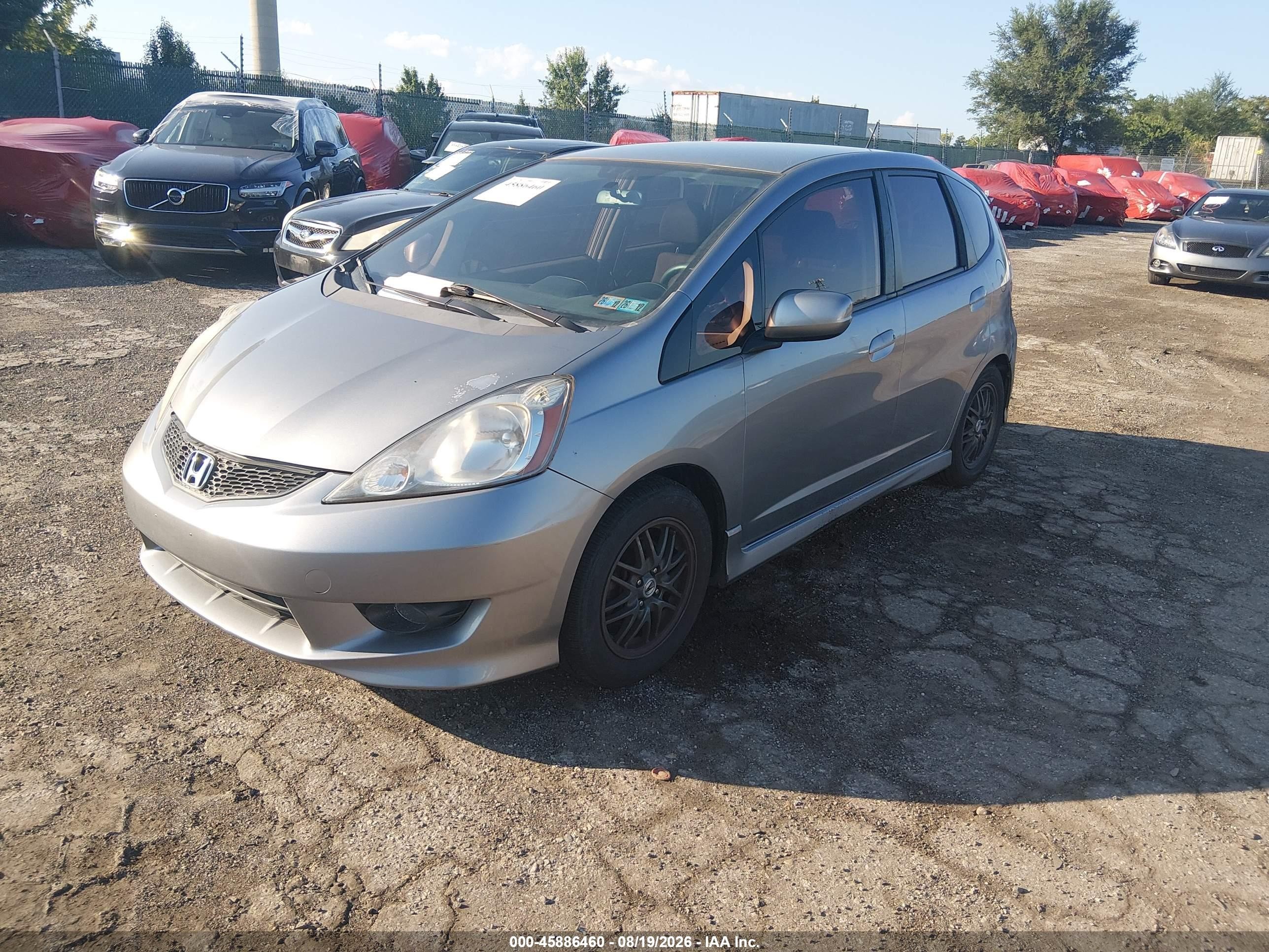 2010 Honda Fit Sport Silver vin: JHMGE8H43AC007304