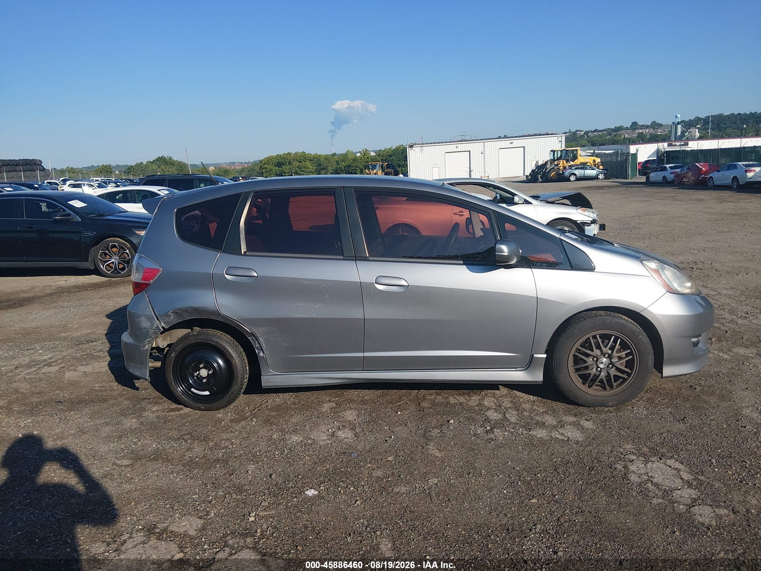 2010 Honda Fit Sport Silver vin: JHMGE8H43AC007304