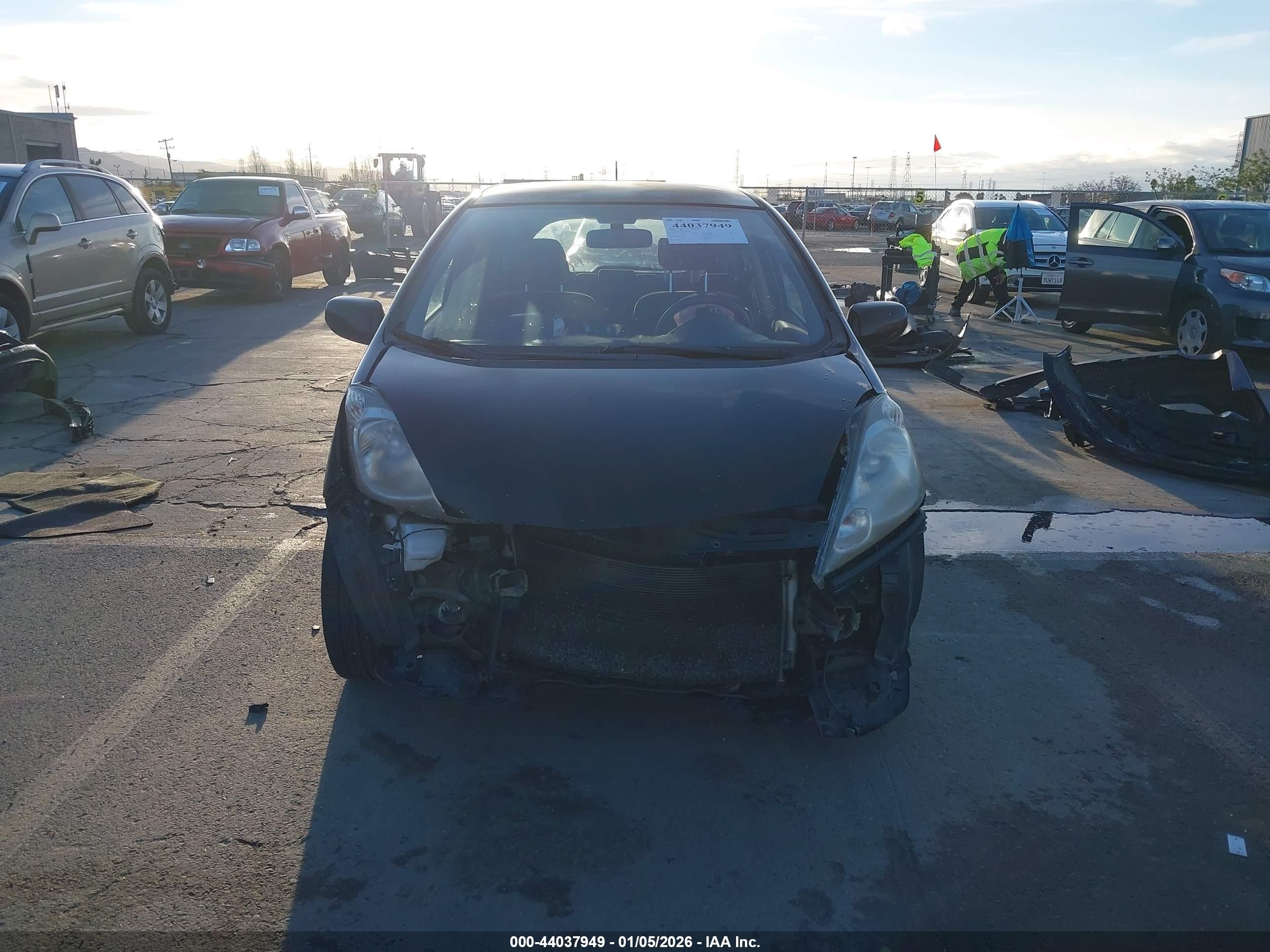2010 Honda Fit Sport Black vin: JHMGE8H43AC007402
