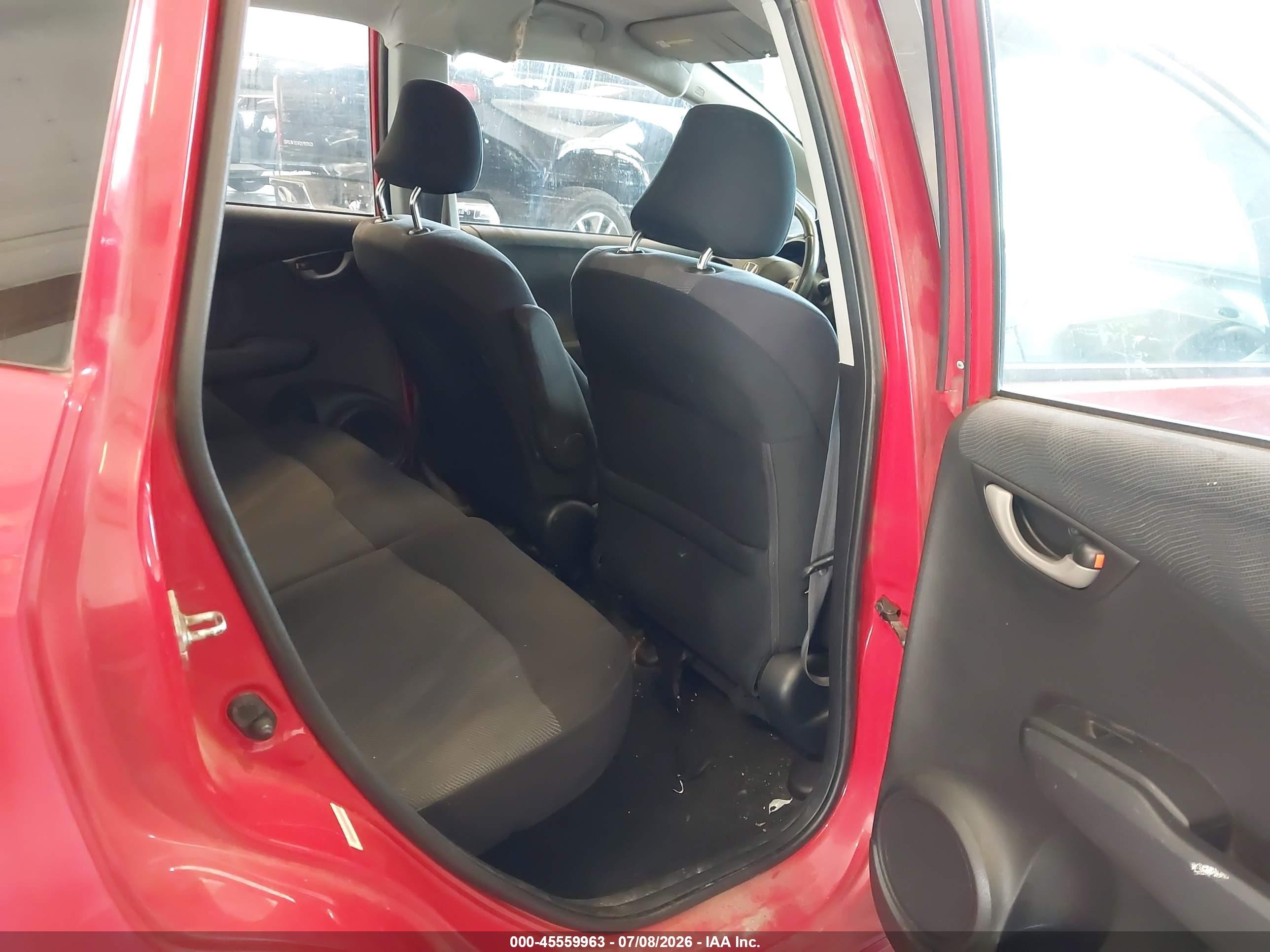 2010 Honda Fit Sport Красный vin: JHMGE8H43AC008369
