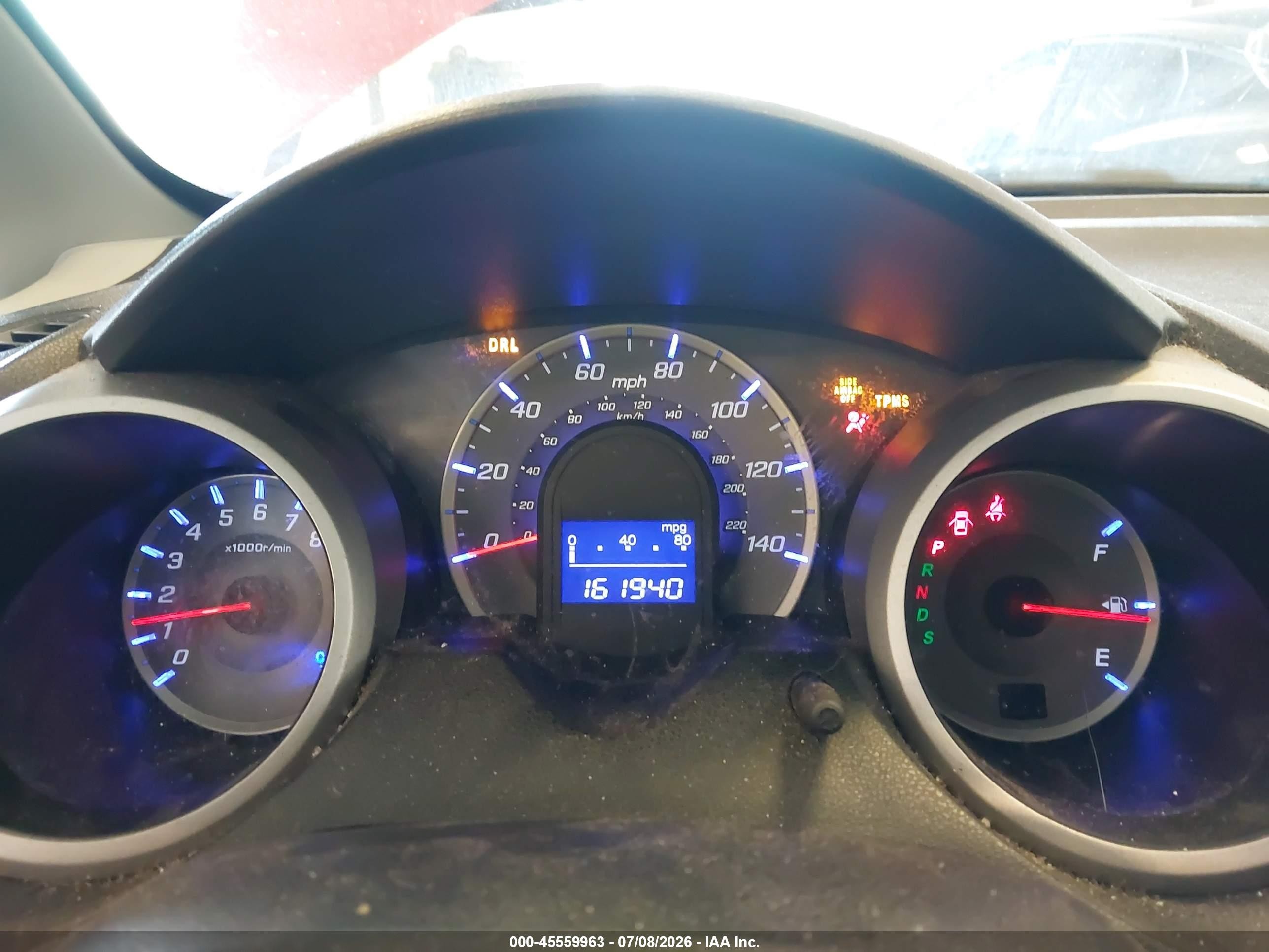 2010 Honda Fit Sport Красный vin: JHMGE8H43AC008369