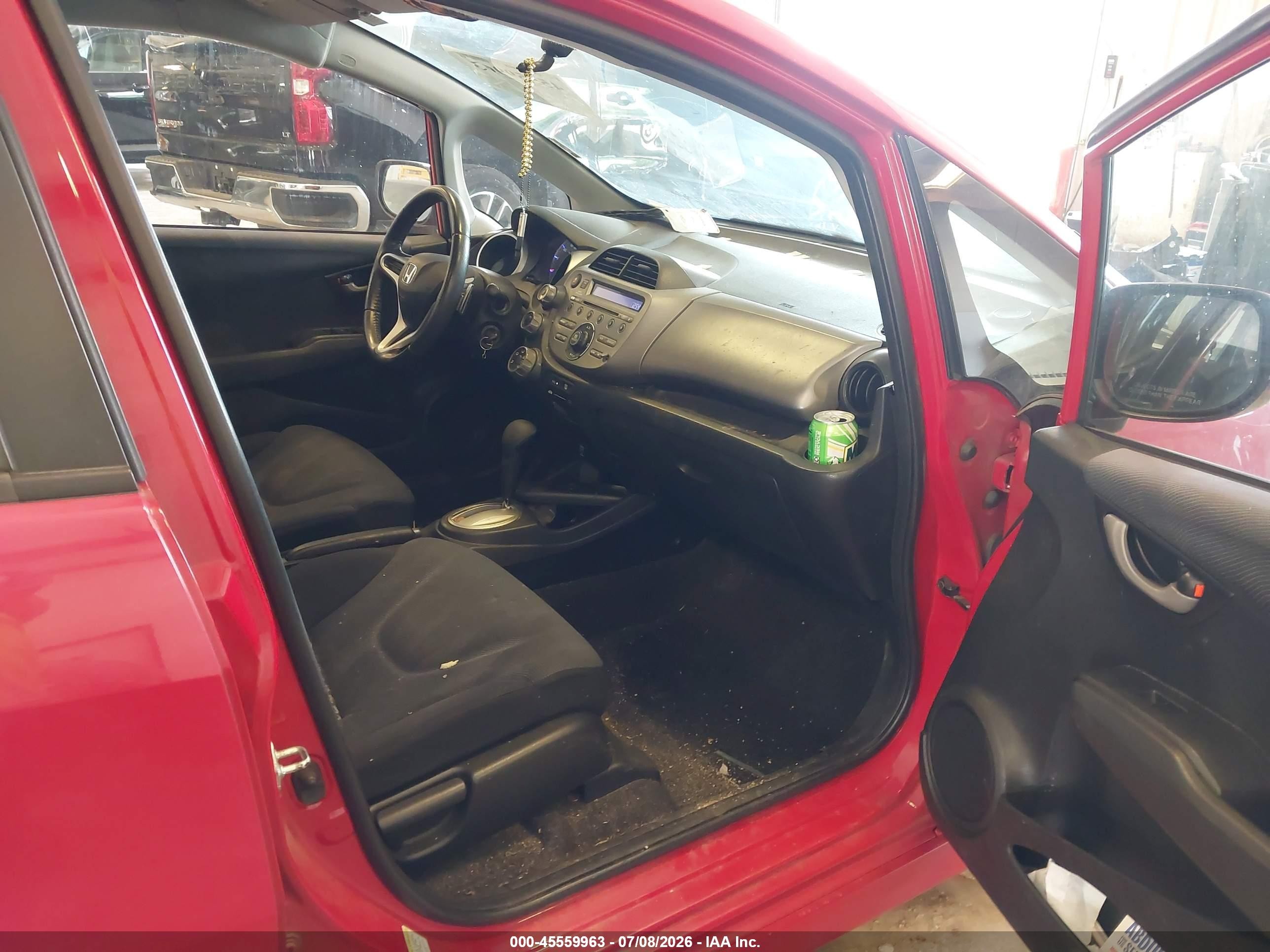 2010 Honda Fit Sport Красный vin: JHMGE8H43AC008369
