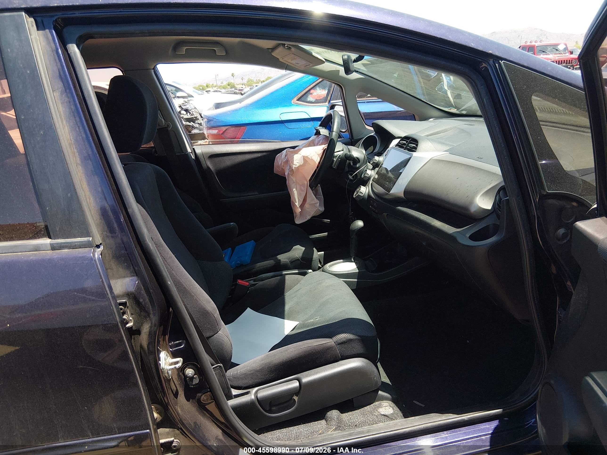2010 Honda Fit Sport Dark Blue vin: JHMGE8H43AC009912