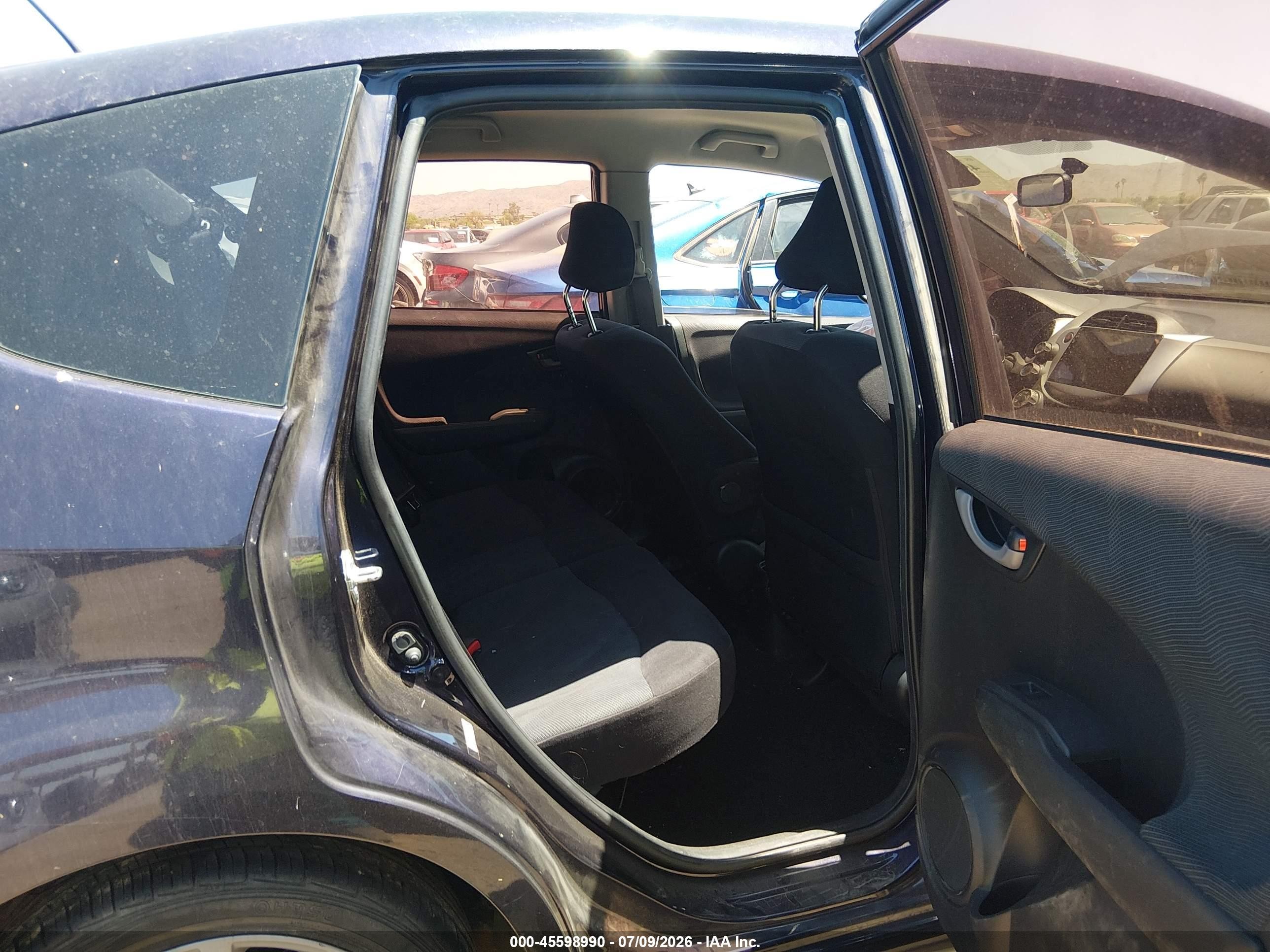 2010 Honda Fit Sport Dark Blue vin: JHMGE8H43AC009912