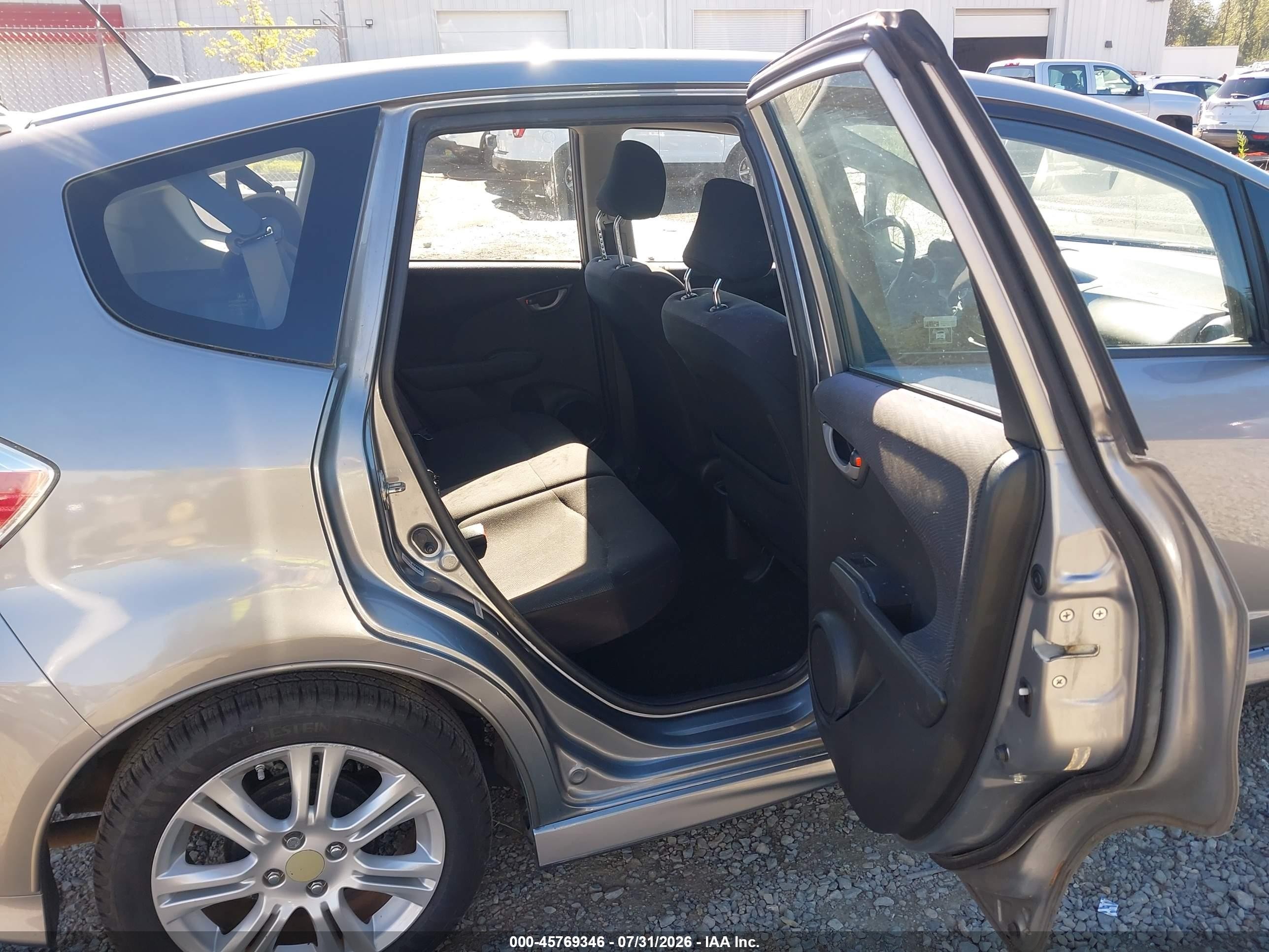 2010 Honda Fit Sport Gray vin: JHMGE8H43AC036494