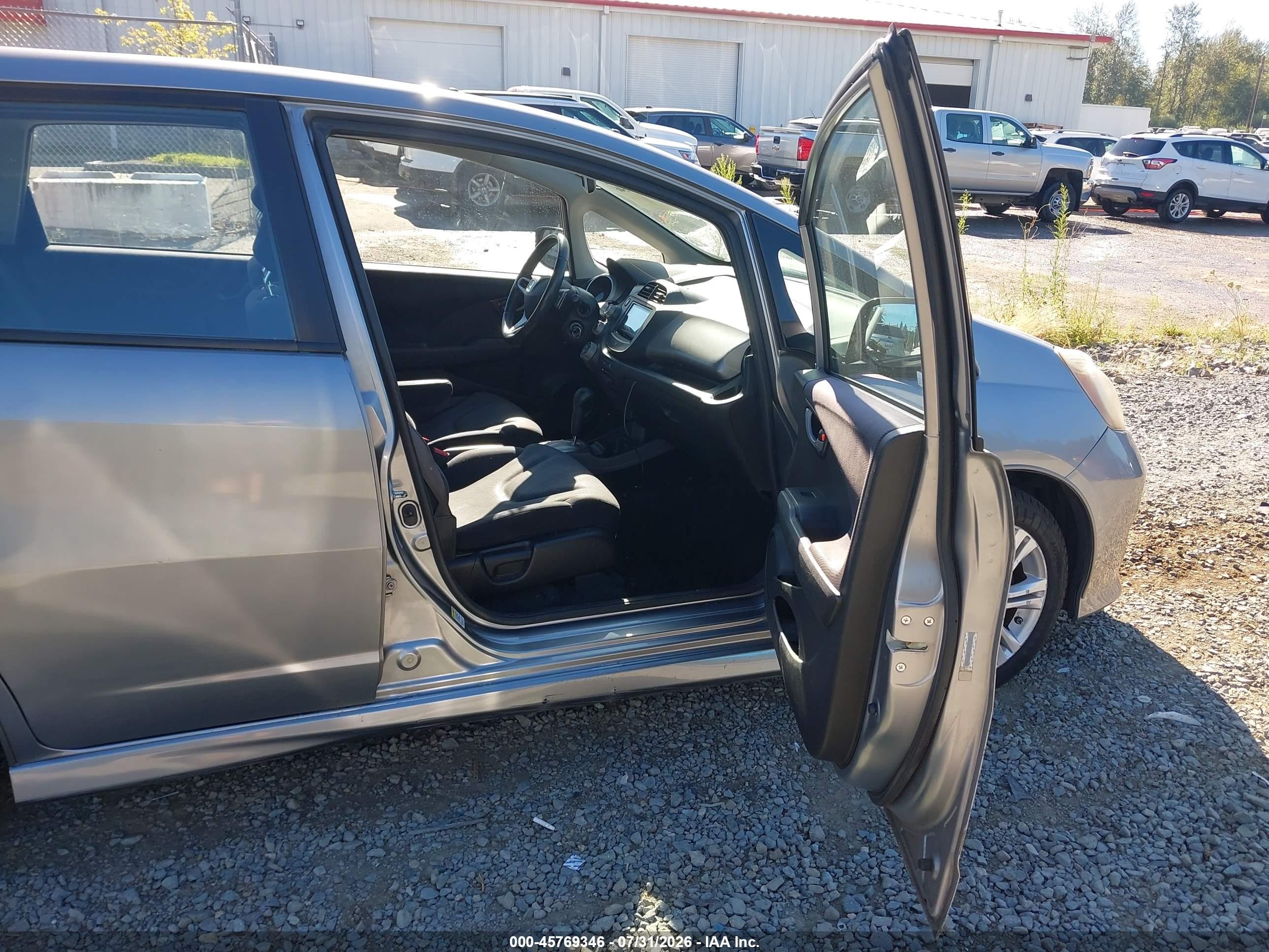 2010 Honda Fit Sport Gray vin: JHMGE8H43AC036494