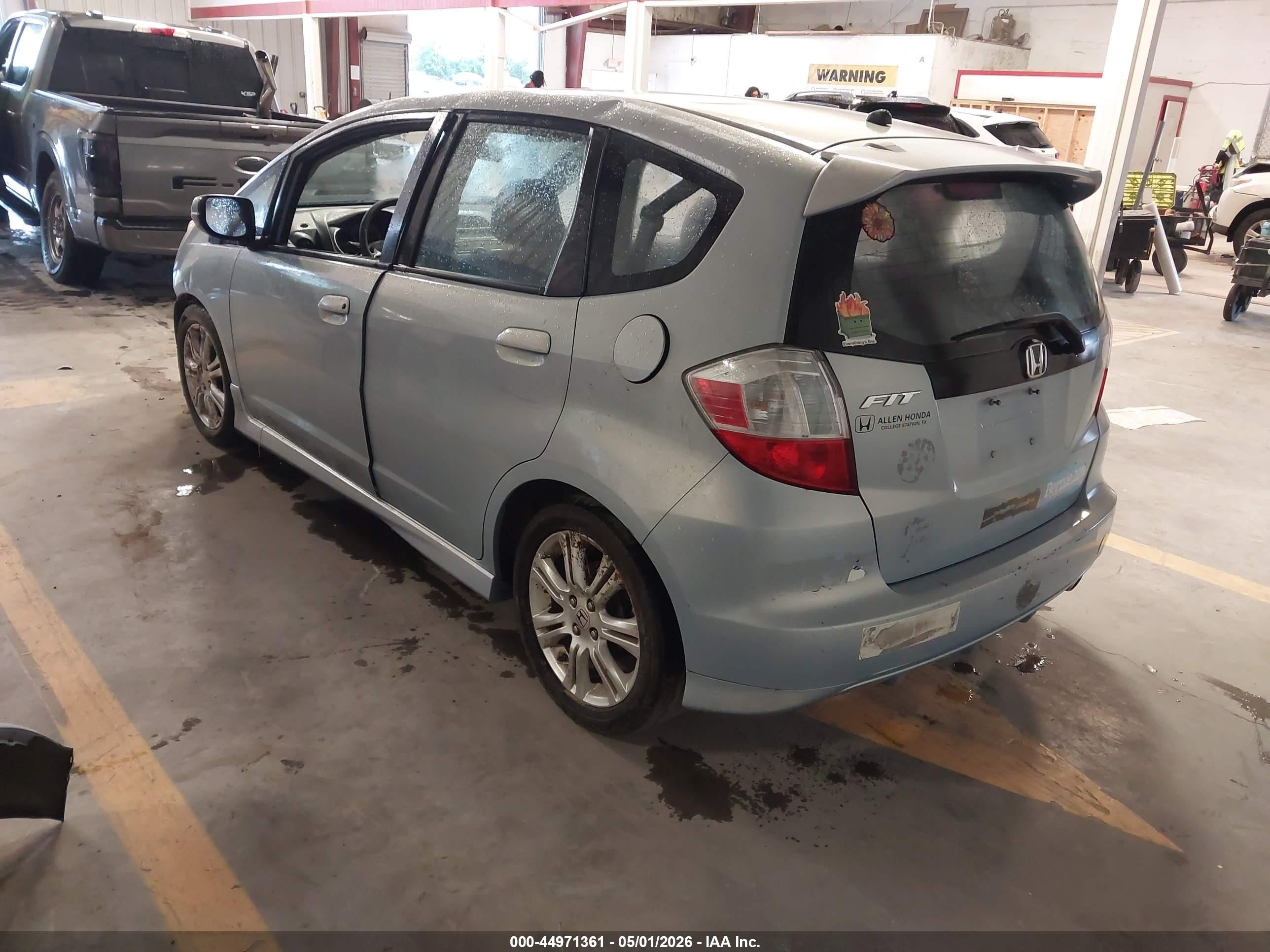 2010 Honda Fit Sport Black vin: JHMGE8H43AC036835