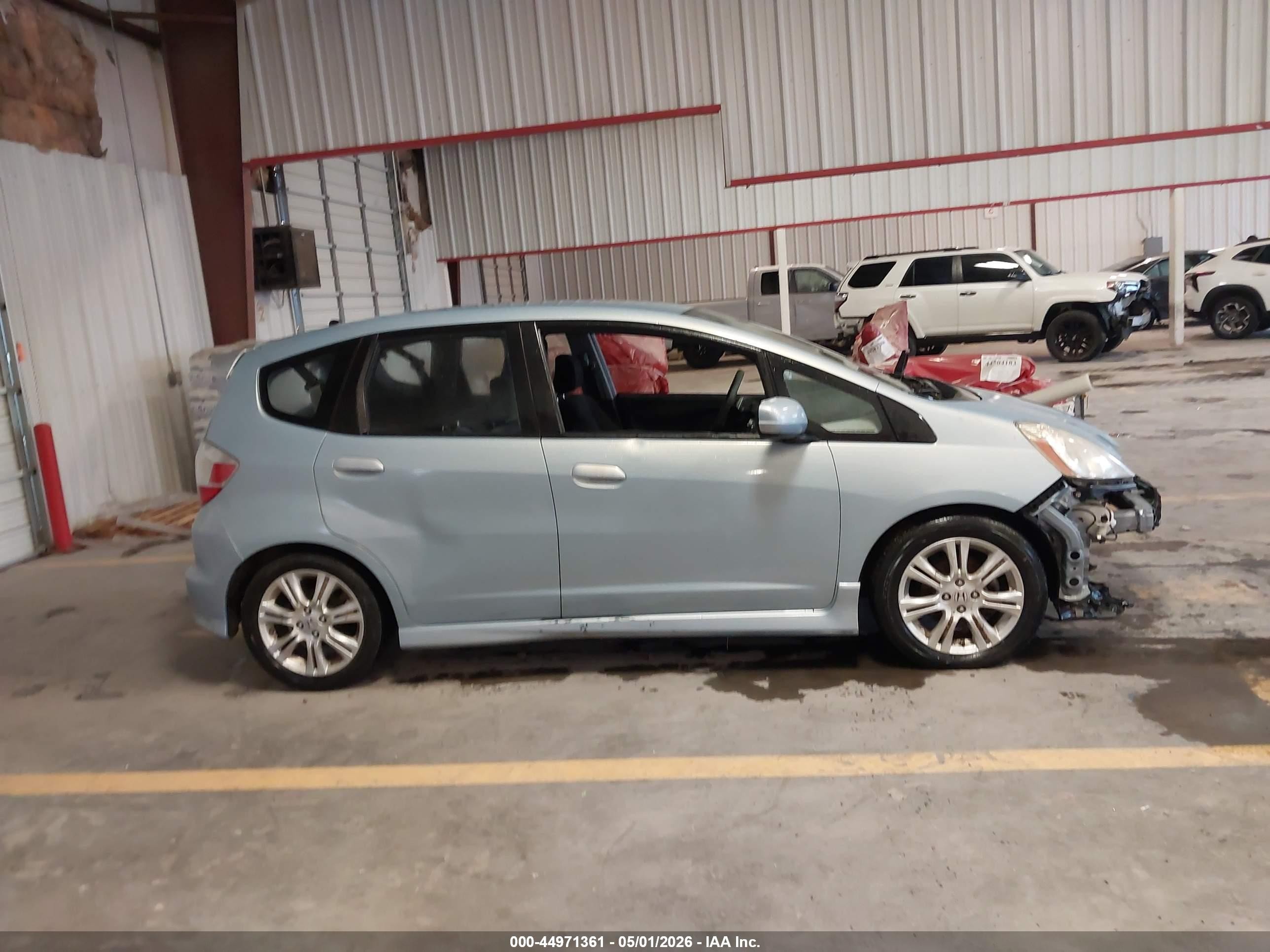 2010 Honda Fit Sport Black vin: JHMGE8H43AC036835
