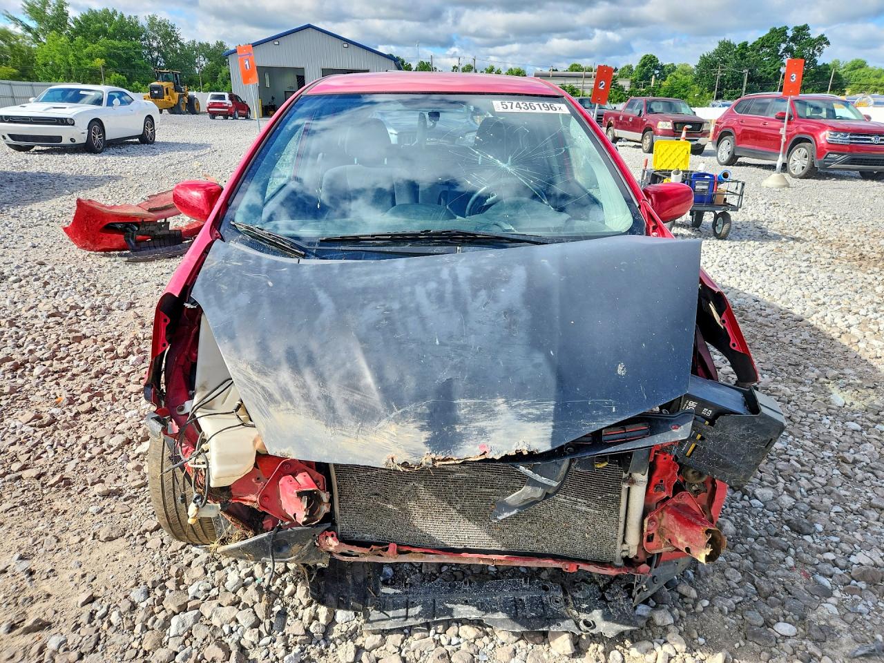 2010 Honda Fit Sport Red vin: JHMGE8H43AS002240