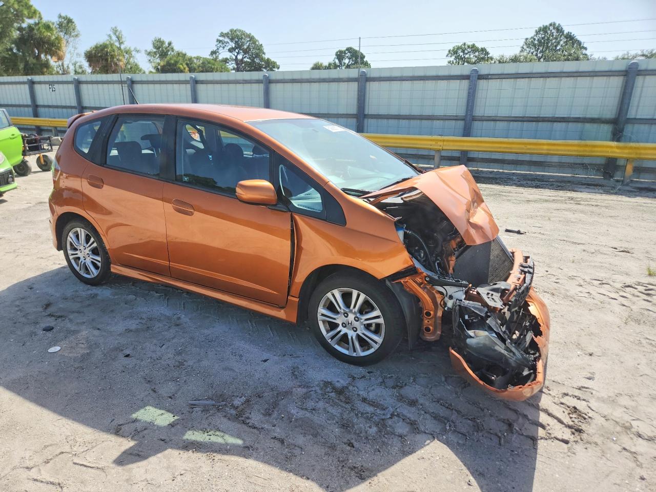 2010 Honda Fit Sport Orange vin: JHMGE8H43AS008975