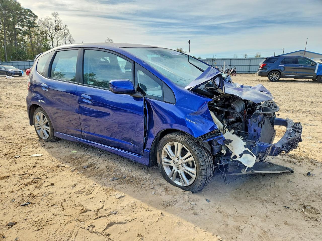 2010 Honda Fit Sport Blue vin: JHMGE8H43AS011200