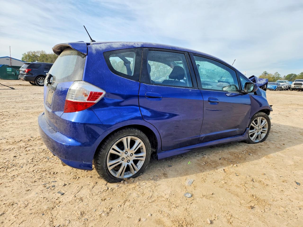 2010 Honda Fit Sport Blue vin: JHMGE8H43AS011200