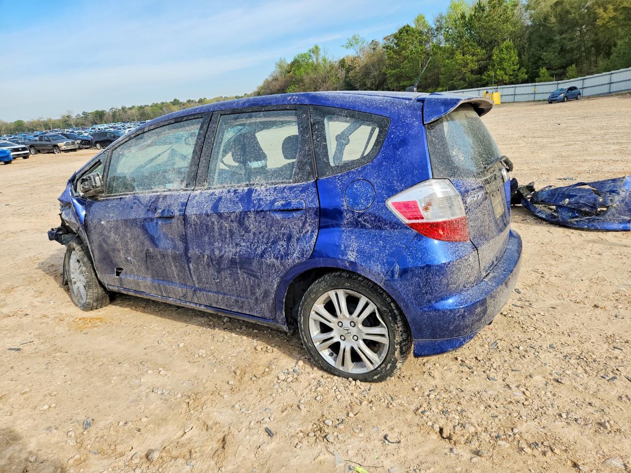 2010 Honda Fit Sport Blue vin: JHMGE8H43AS011200