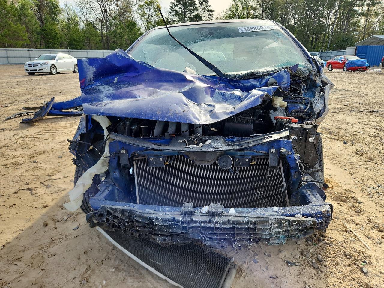 2010 Honda Fit Sport Blue vin: JHMGE8H43AS011200