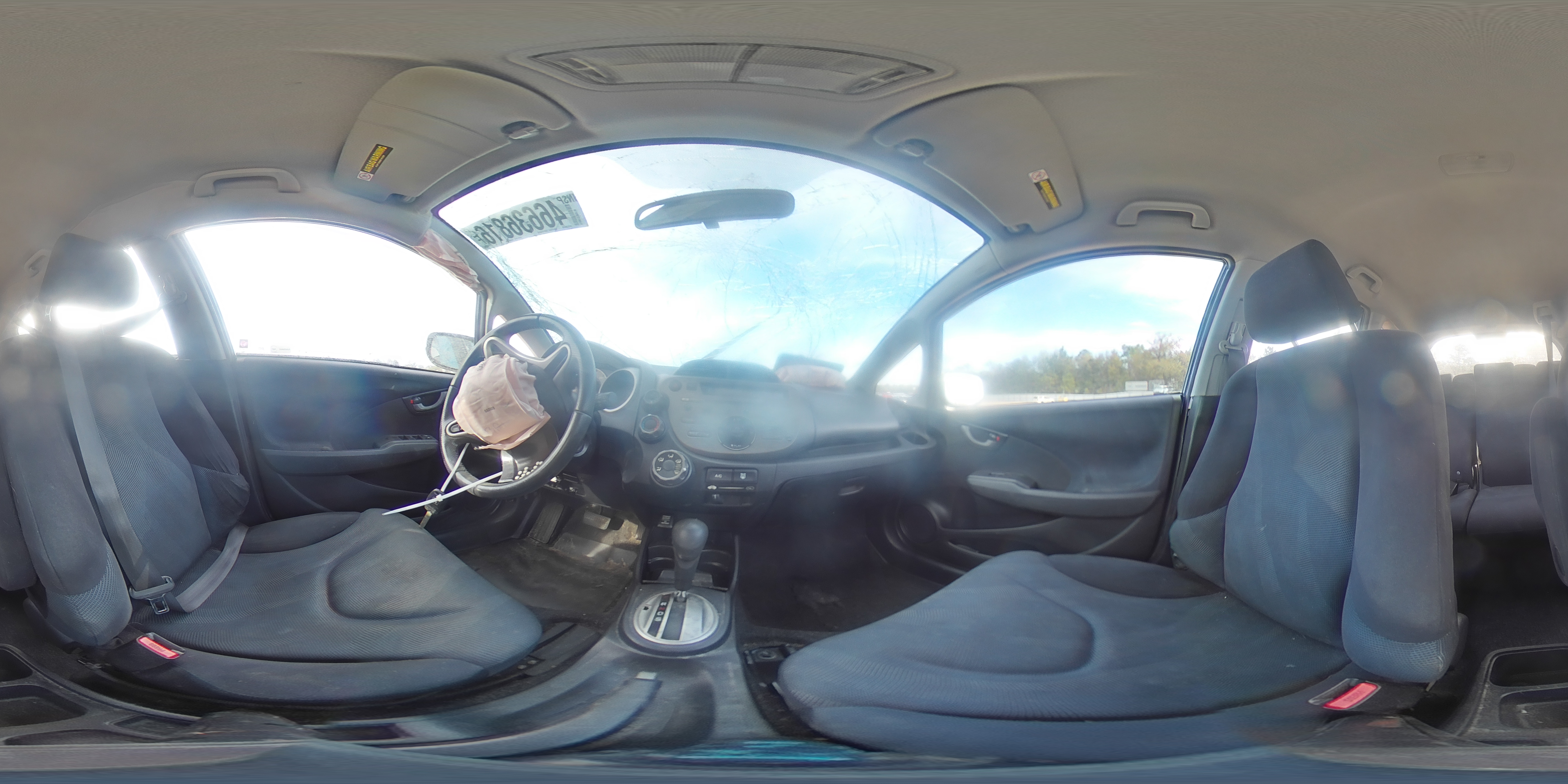 2010 Honda Fit Sport Blue vin: JHMGE8H43AS011200