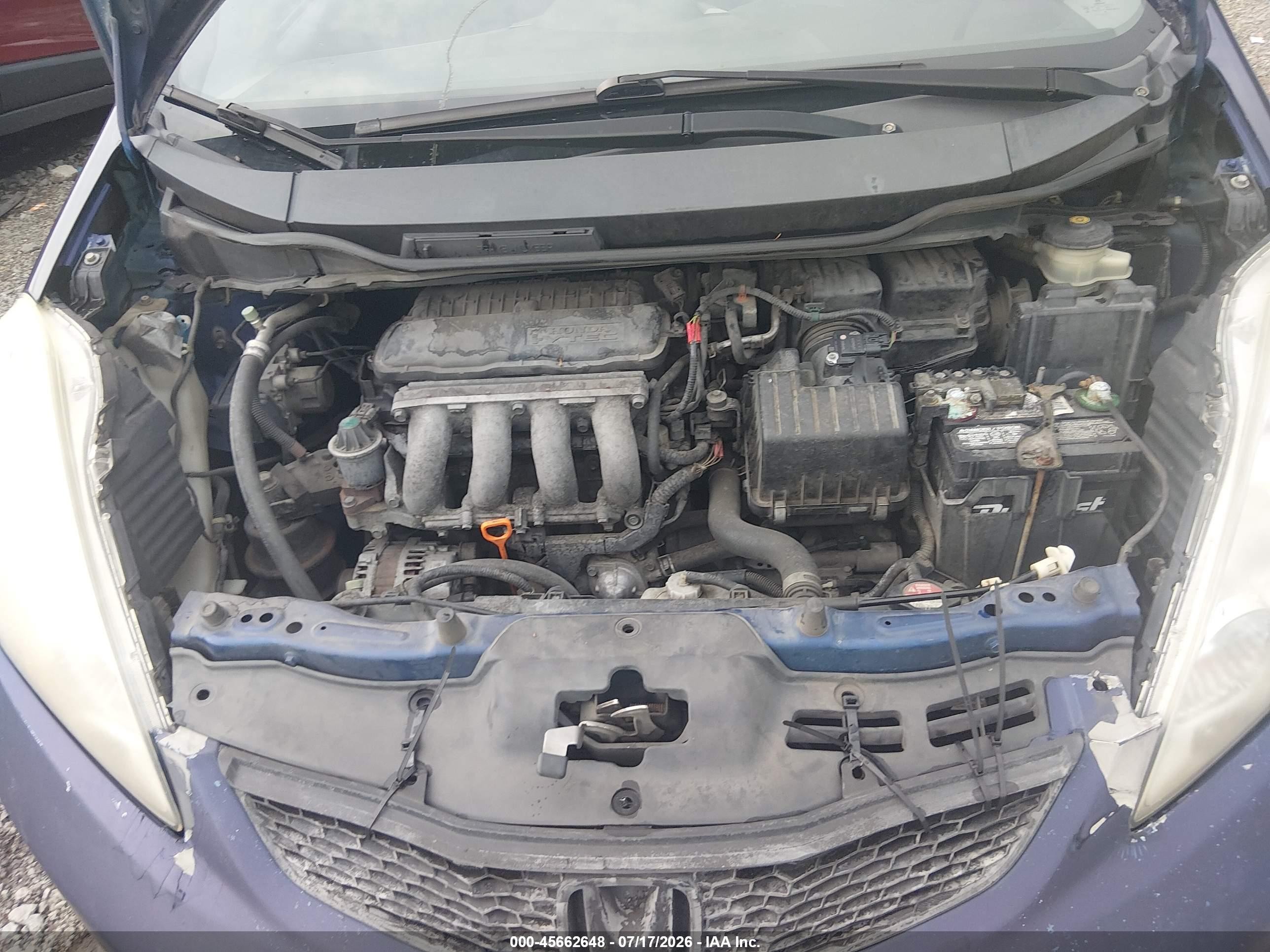 2010 Honda Fit Sport Синий vin: JHMGE8H43AS011245