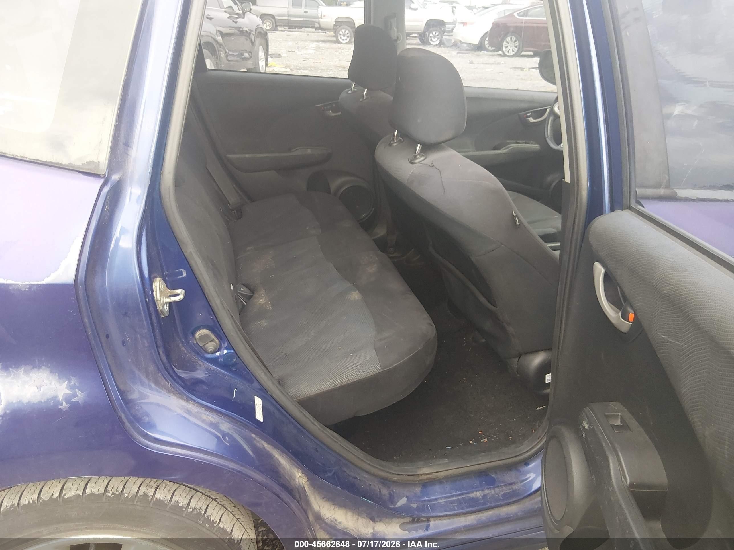 2010 Honda Fit Sport Синий vin: JHMGE8H43AS011245