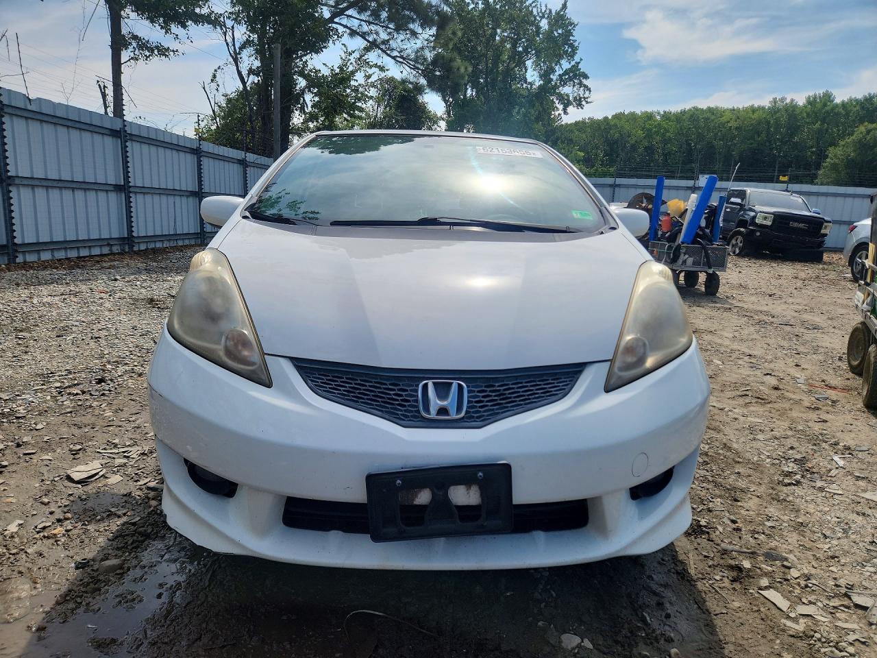 2010 Honda Fit Sport White vin: JHMGE8H43AS015022