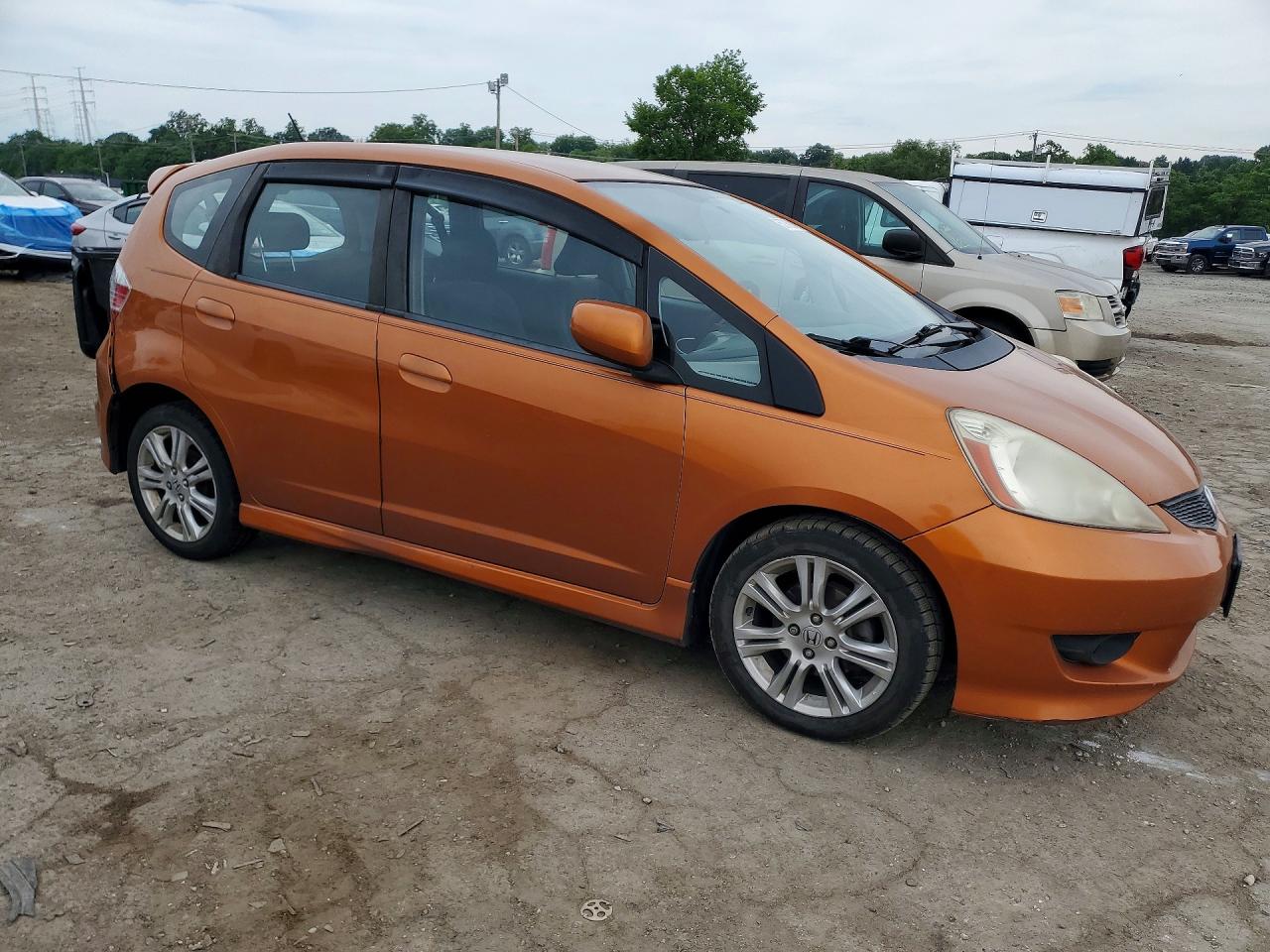 2010 Honda Fit Sport Orange vin: JHMGE8H43AS021497