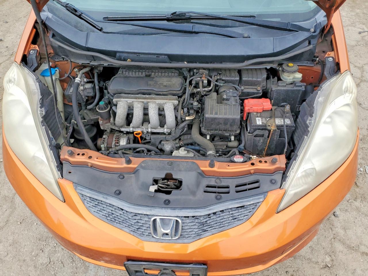2010 Honda Fit Sport Orange vin: JHMGE8H43AS021497