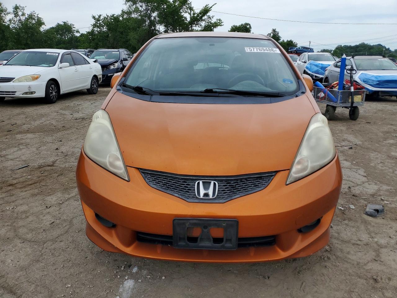 2010 Honda Fit Sport Orange vin: JHMGE8H43AS021497