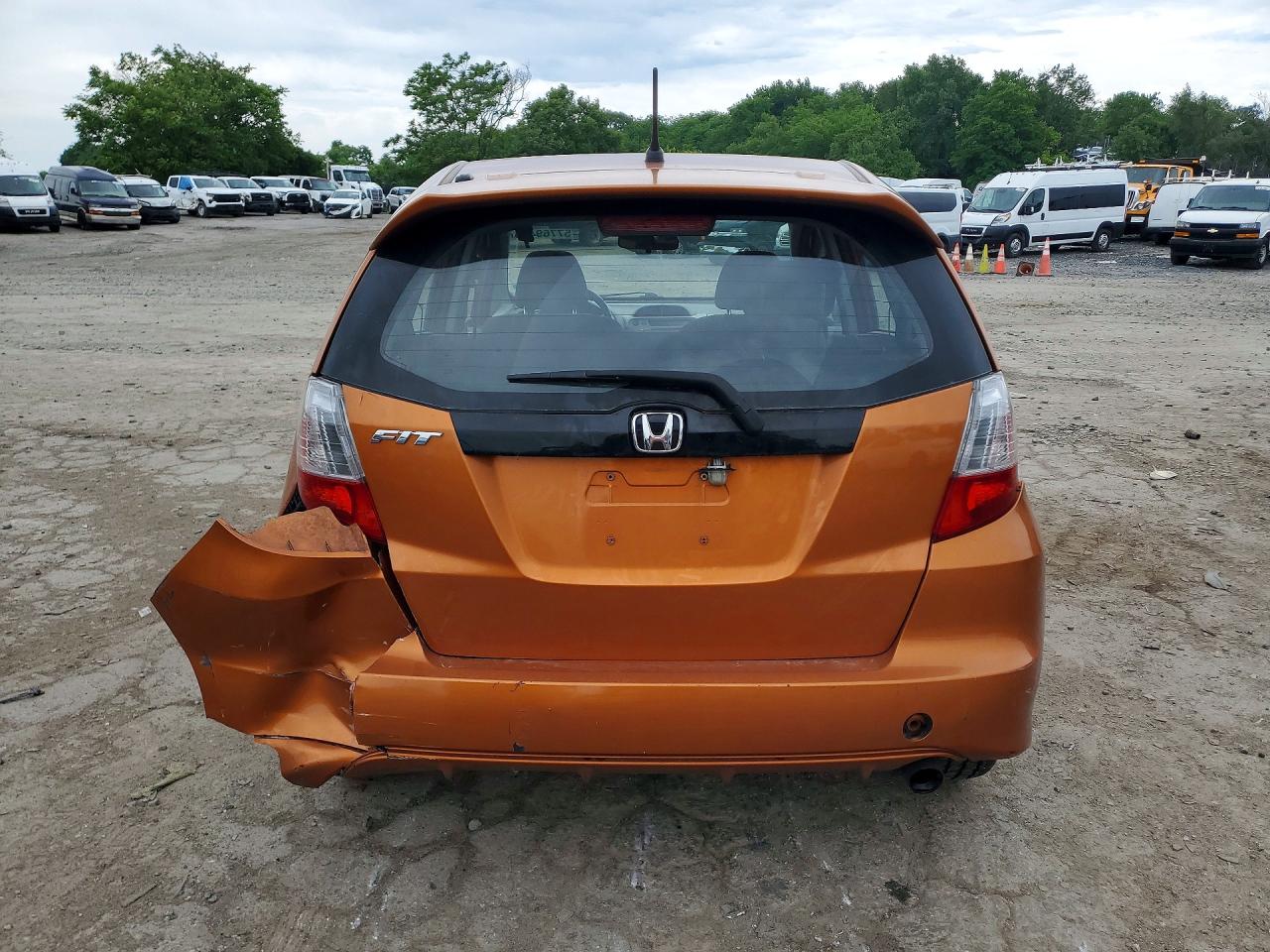 2010 Honda Fit Sport Orange vin: JHMGE8H43AS021497