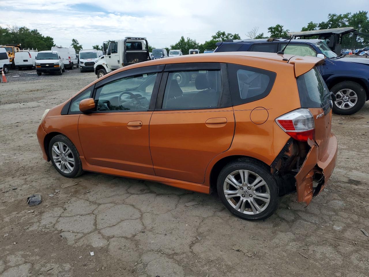 2010 Honda Fit Sport Orange vin: JHMGE8H43AS021497