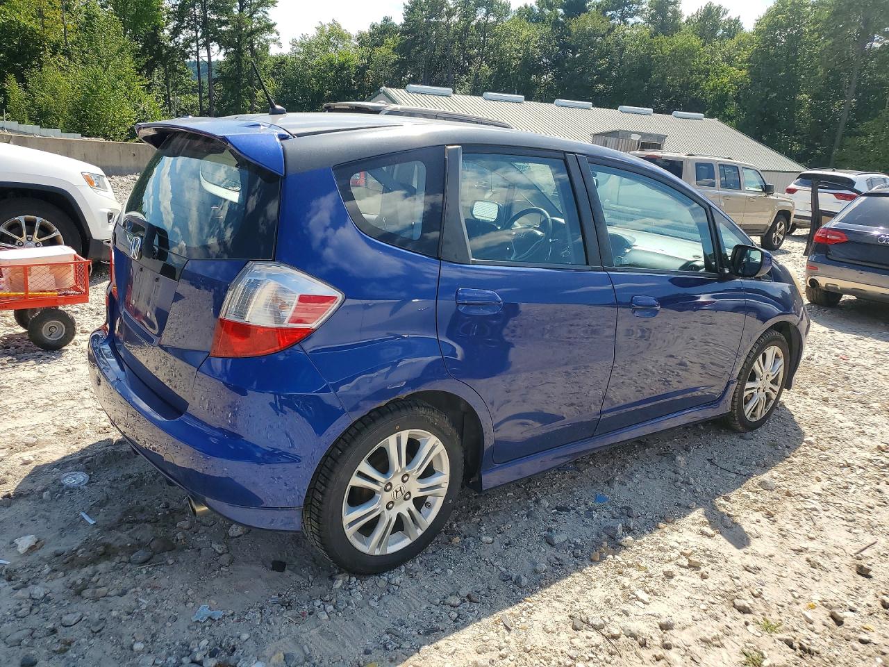 2010 Honda Fit Sport Blue vin: JHMGE8H43AS025646