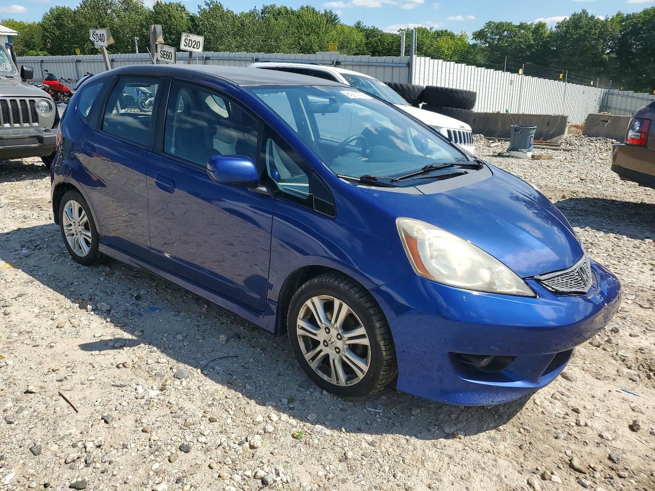 2010 Honda Fit Sport Blue vin: JHMGE8H43AS025646