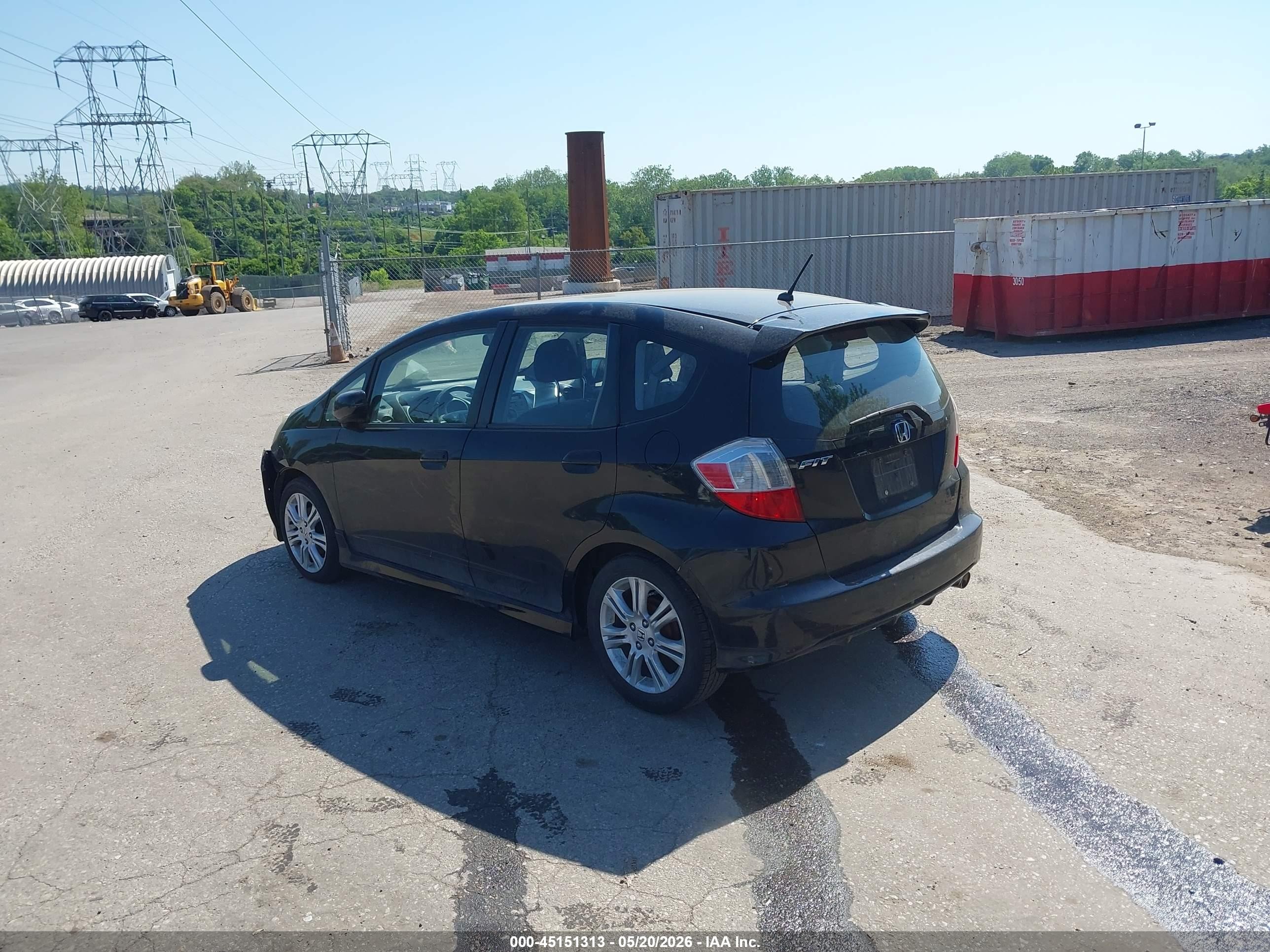 2010 Honda Fit Sport White vin: JHMGE8H44AC002807
