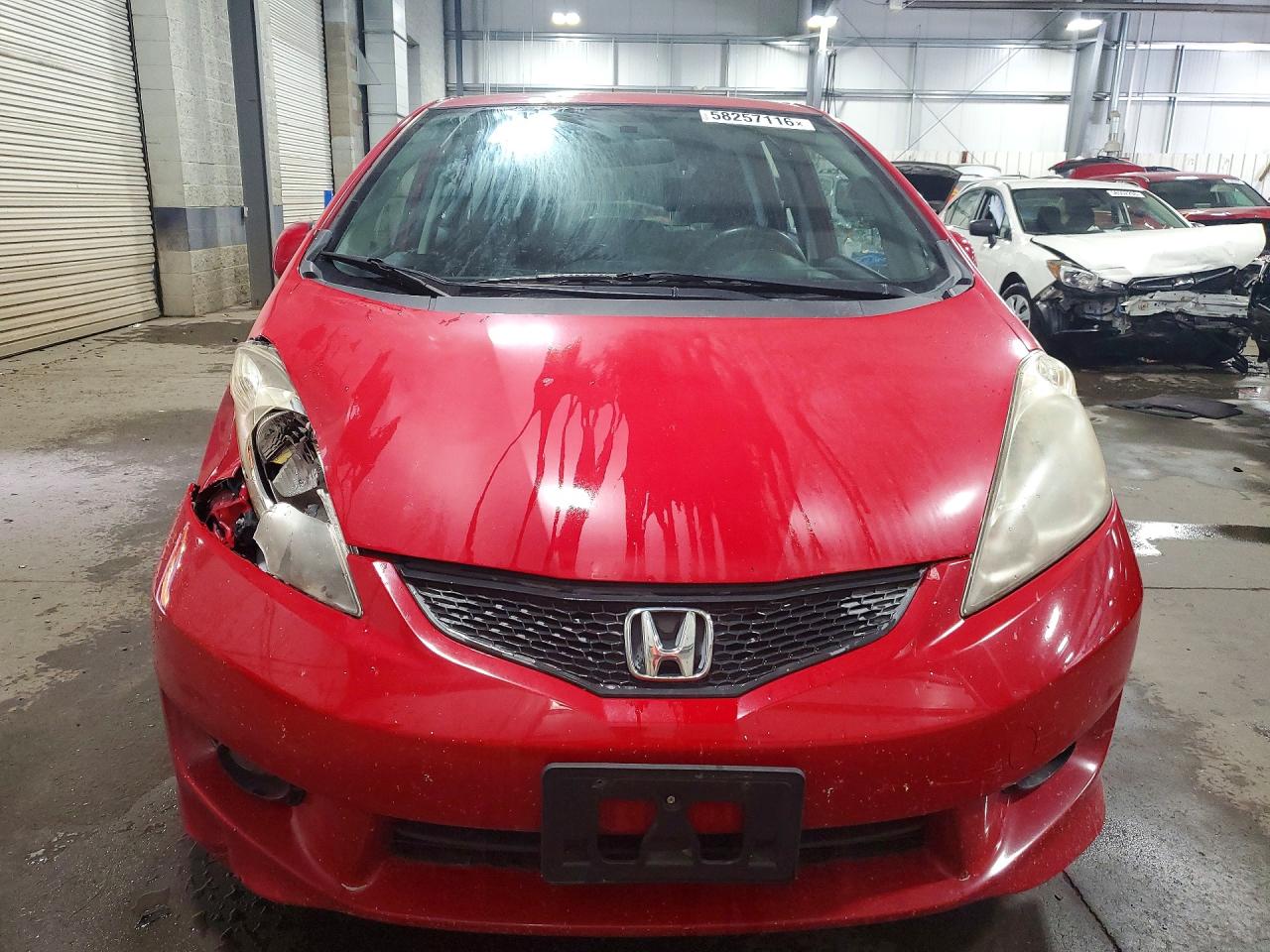 2010 Honda Fit Sport Red vin: JHMGE8H44AC011622