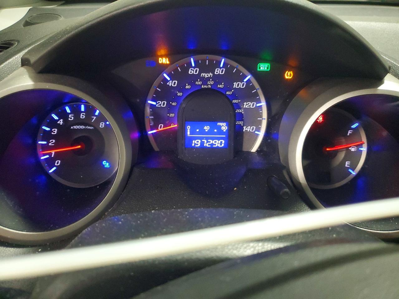 2010 Honda Fit Sport Red vin: JHMGE8H44AC011622