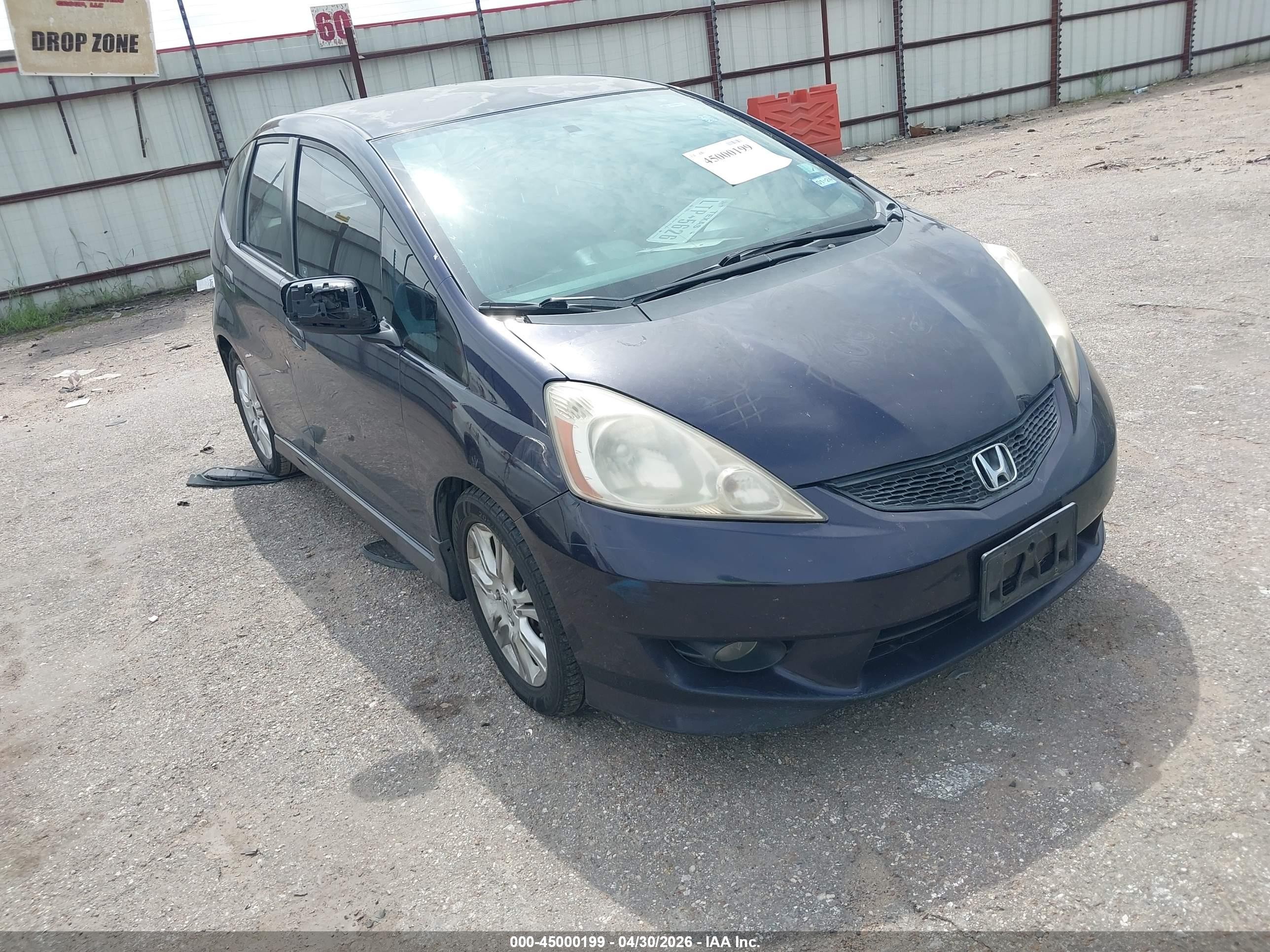 2010 Honda Fit Sport Blue vin: JHMGE8H44AC016710