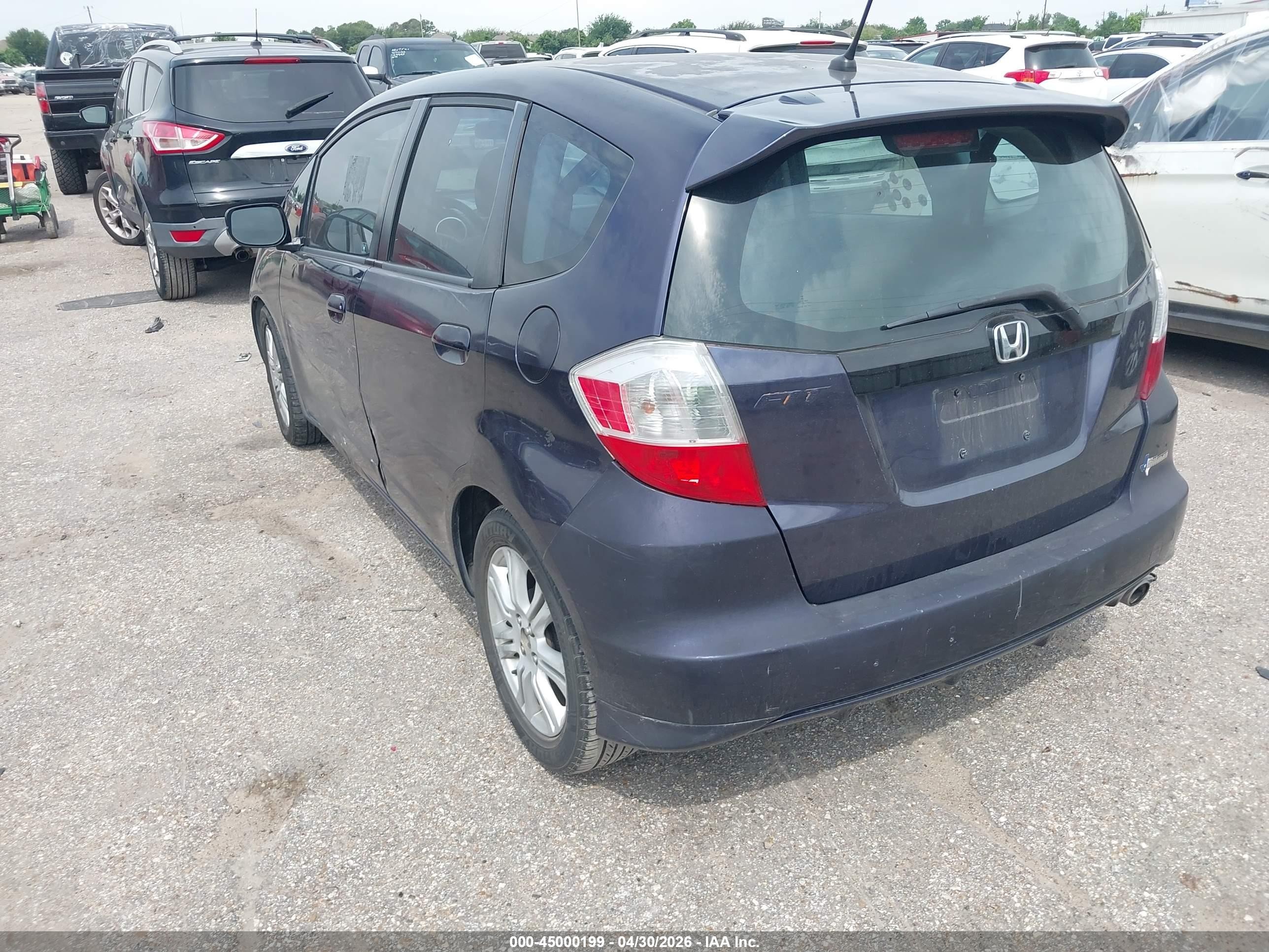 2010 Honda Fit Sport Blue vin: JHMGE8H44AC016710