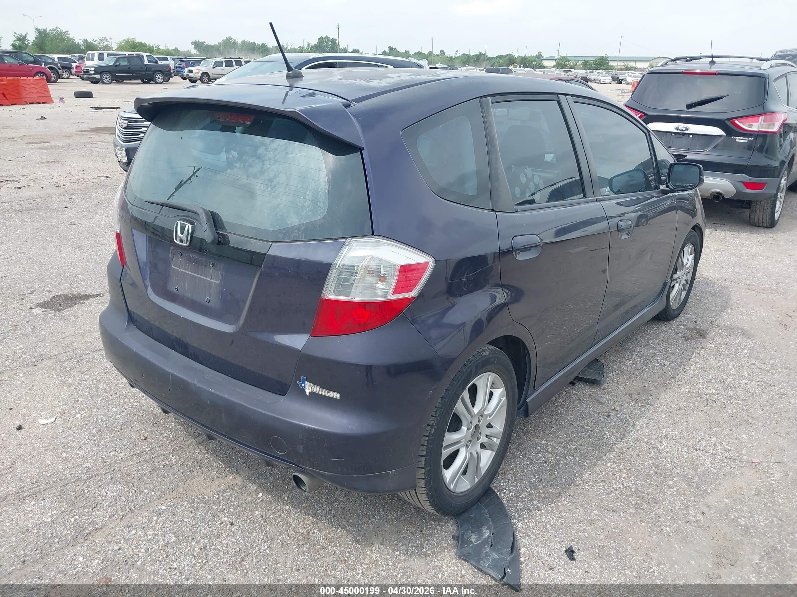 2010 Honda Fit Sport Blue vin: JHMGE8H44AC016710