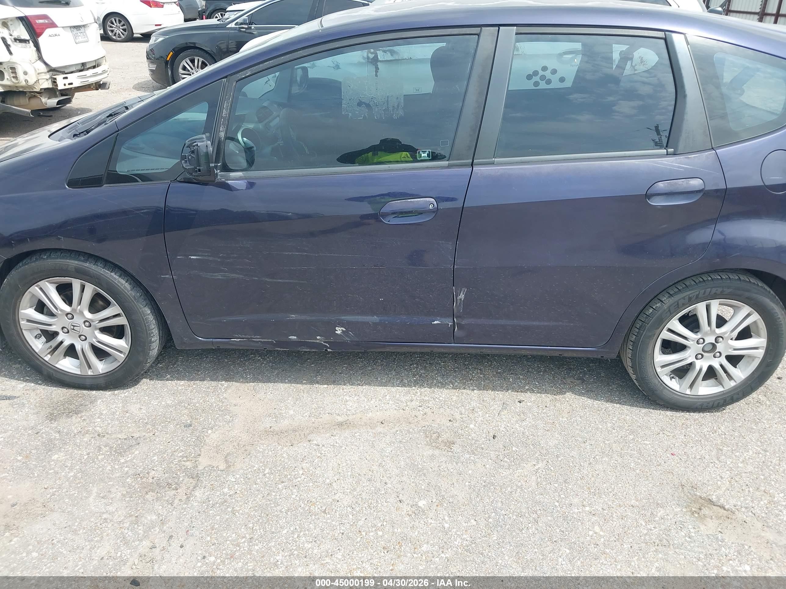 2010 Honda Fit Sport Blue vin: JHMGE8H44AC016710