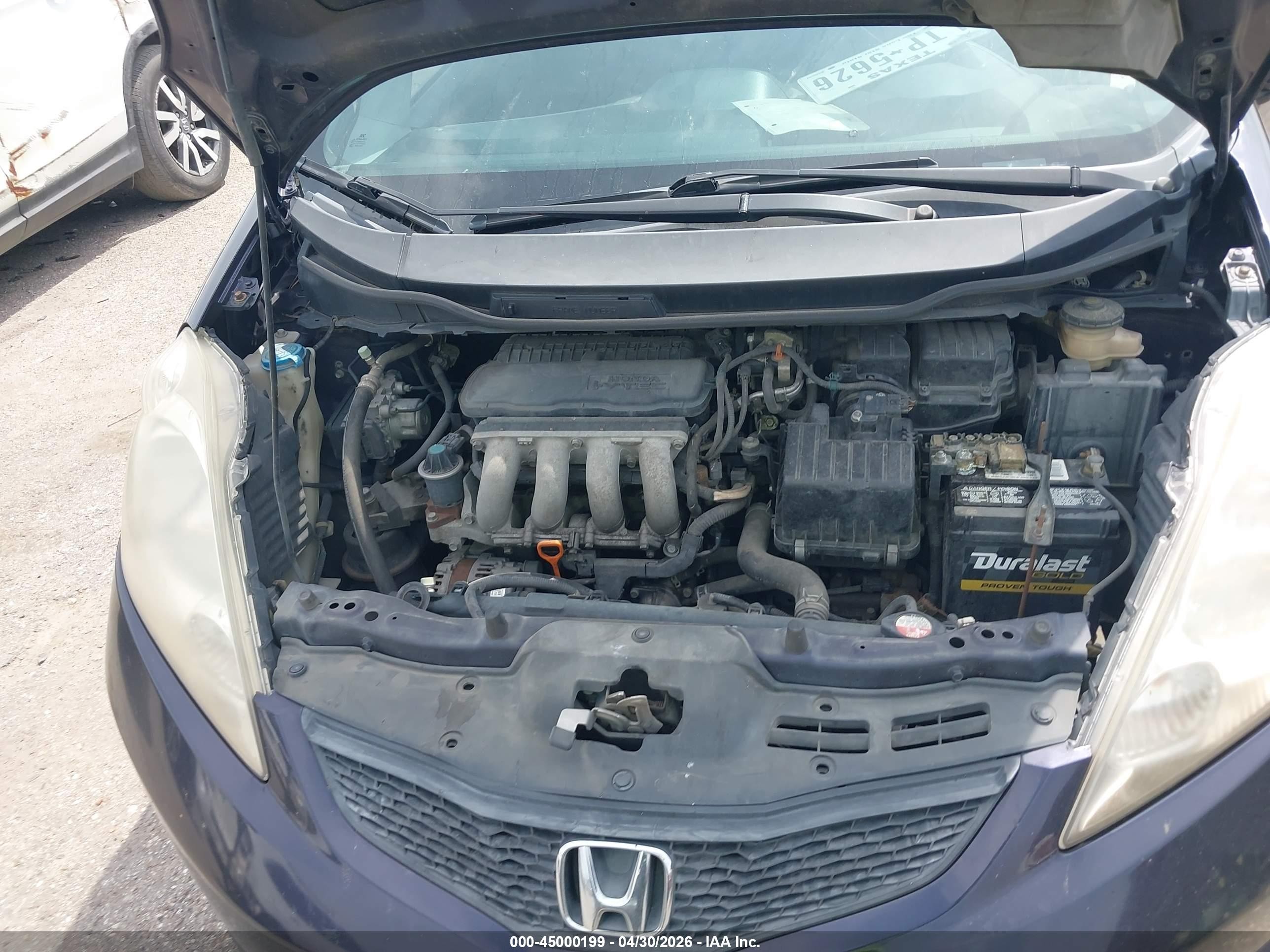2010 Honda Fit Sport Blue vin: JHMGE8H44AC016710