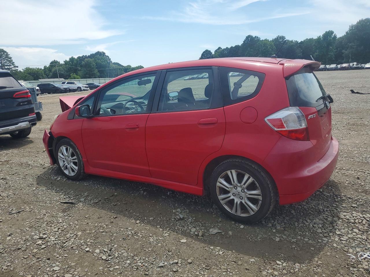 2010 Honda Fit Sport Red vin: JHMGE8H44AC026556