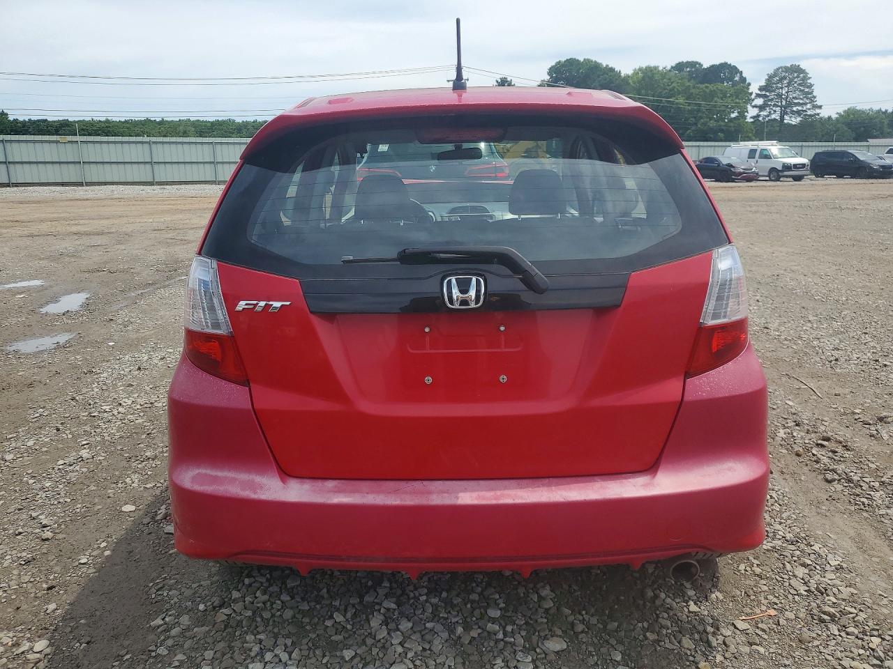 2010 Honda Fit Sport Red vin: JHMGE8H44AC026556