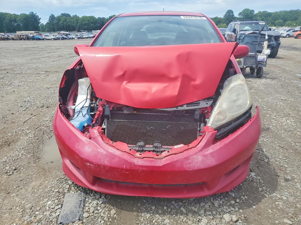 2010 Honda Fit Sport Red vin: JHMGE8H44AC026556