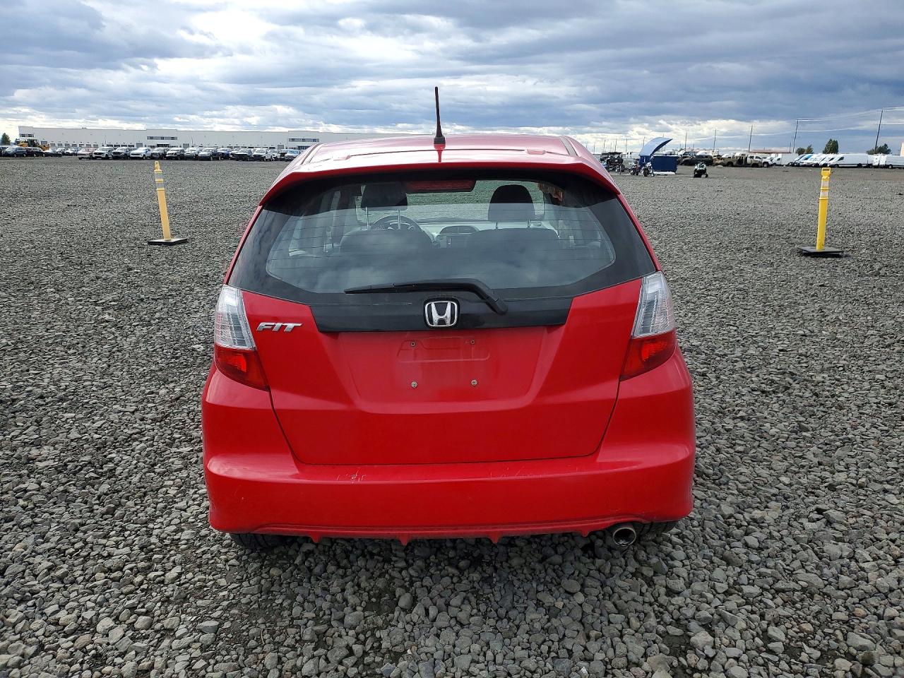 2010 Honda Fit Sport Red vin: JHMGE8H44AC029134